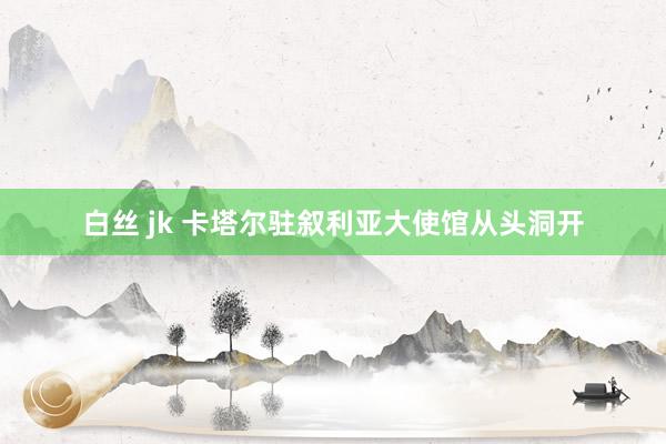 白丝 jk 卡塔尔驻叙利亚大使馆从头洞开