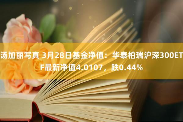 汤加丽写真 3月28日基金净值:华泰柏瑞沪深300ETF最新净值4.0107,跌0.44%